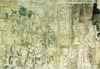 Polignac, Eglise Saint Martin, Le Jugement Dernier (Le Ciel), Saint Michel pesant les ames